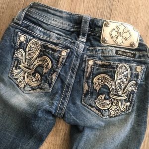 Girls size 7 Miss Me Jeans.  Super cute!